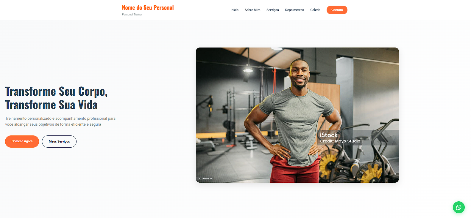 Personal Trainer Website